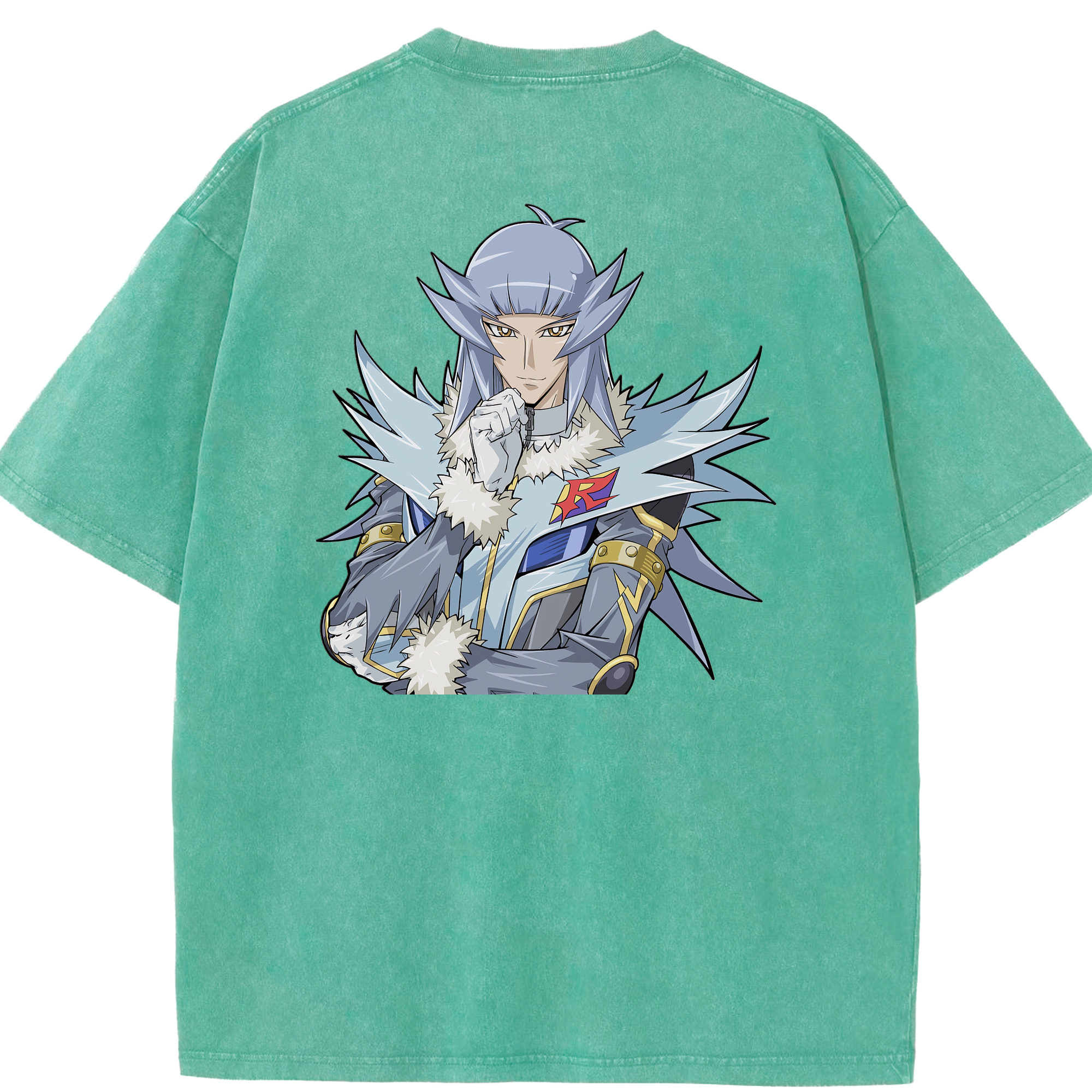 （画像用） 遊☆戯☆王 Yu-Gi-Oh! 綿100% ヴィンテージ風 半袖Tシャツ（背面プリント）
